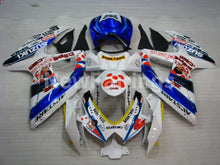 Load image into Gallery viewer, White and Blue Dark Dog - GSX-R600 08-10 Fairing Kit