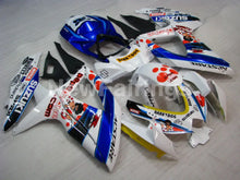 Load image into Gallery viewer, White and Blue Dark Dog - GSX-R600 08-10 Fairing Kit