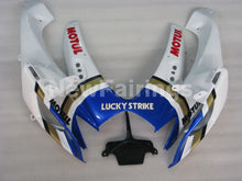 Load image into Gallery viewer, White and Blue Lucky Strike - GSX-R750 06-07 Fairing Kit