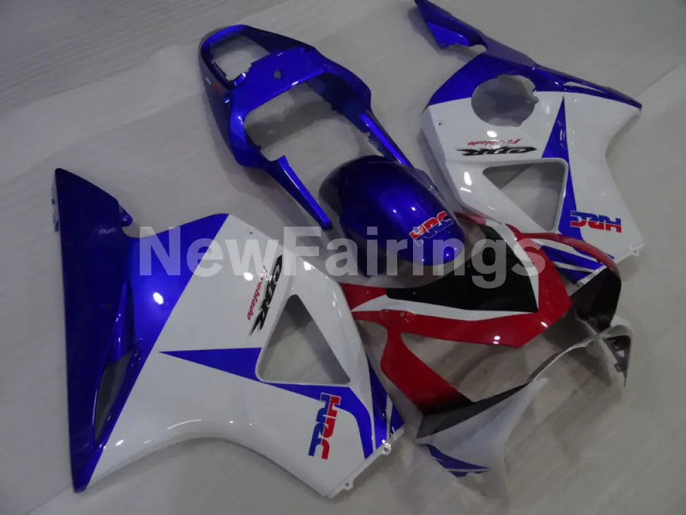 White and Blue Red Factory Style - CBR 954 RR 02-03 Fairing