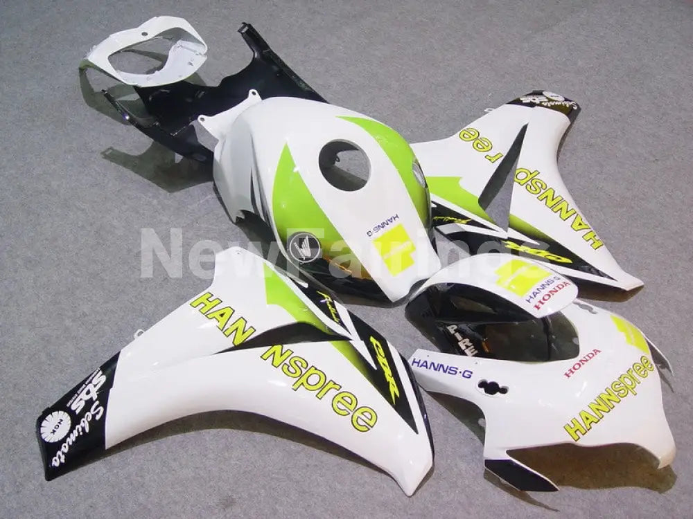 White and Green Yellow HANN Spree - CBR1000RR 08-11 Fairing