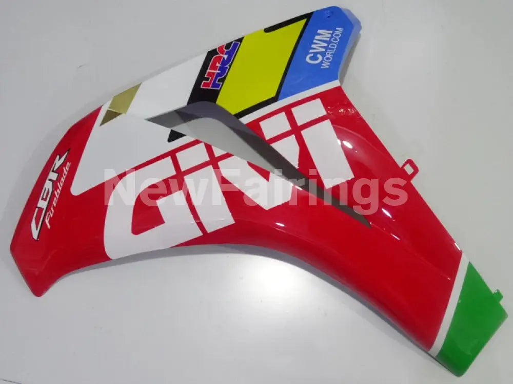 White and Red GiVi - CBR1000RR 08-11 Fairing Kit - Vehicles