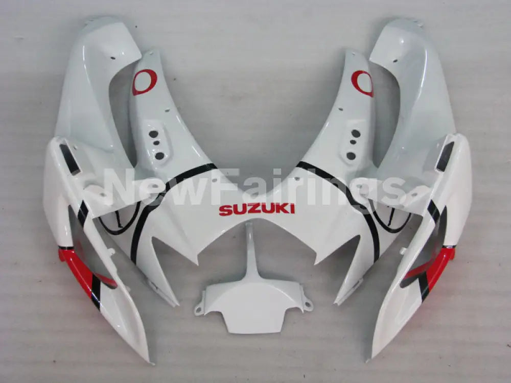 White and Red Jordan - GSX-R750 06-07 Fairing Kit Vehicles