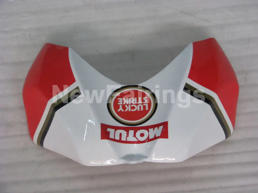 White and Red Lucky Strike - GSX-R600 06-07 Fairing Kit -