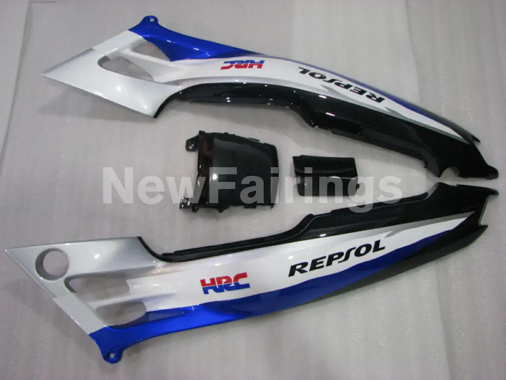 White and Silver Blue Repsol - CBR600 F2 91-94 Fairing Kit -