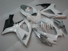 Load image into Gallery viewer, White and Silver Factory Style - GSX-R600 06-07 Fairing Kit