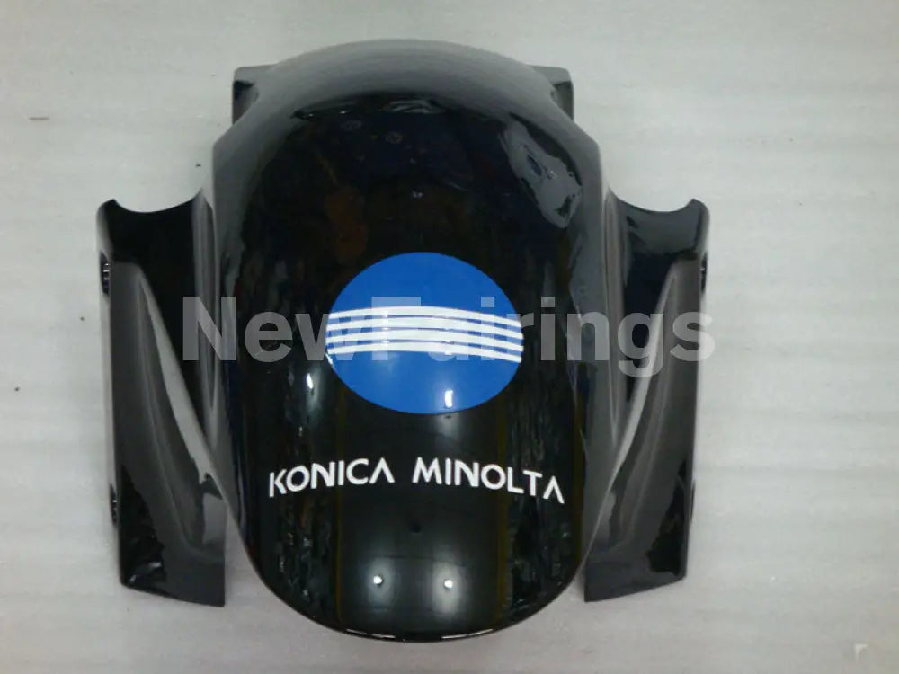 White Black and Blue Konica Minolta - CBR600RR 03-04 Fairing