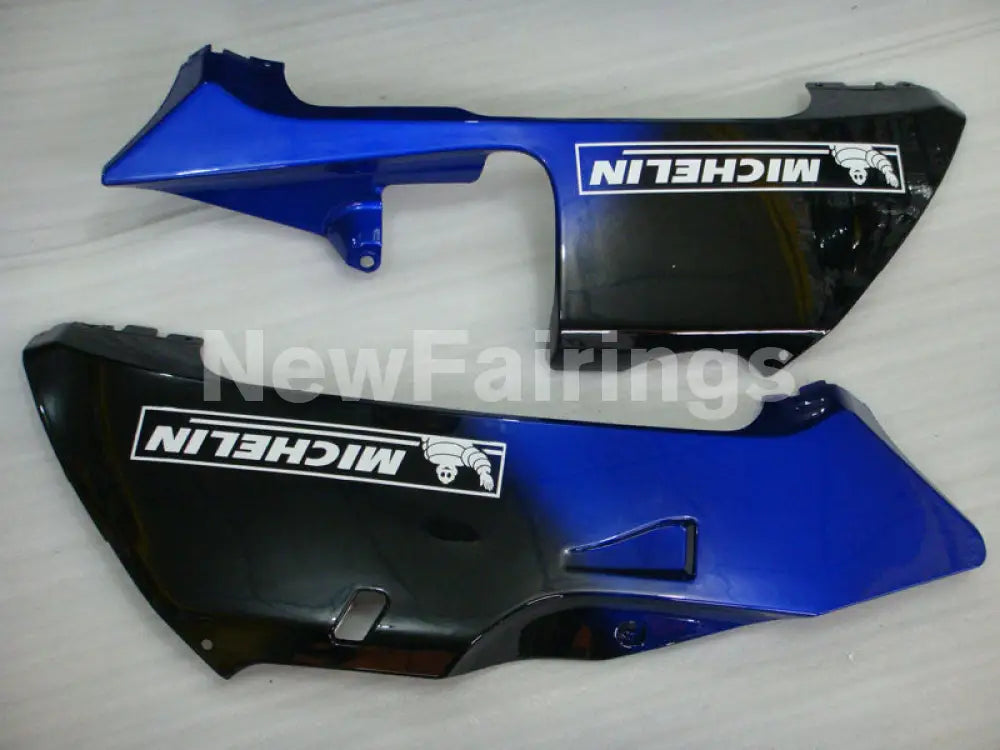 White Black and Blue Konica Minolta - CBR600RR 03-04 Fairing