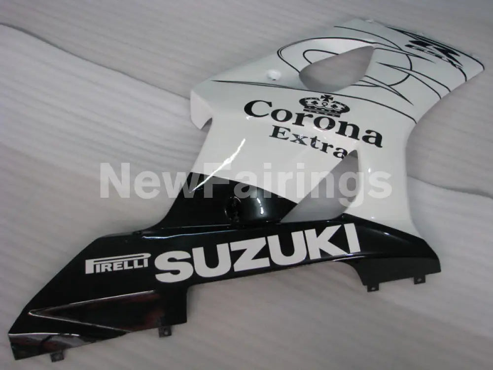 White Black Corona - GSX - R1000 03 - 04 Fairing Kit