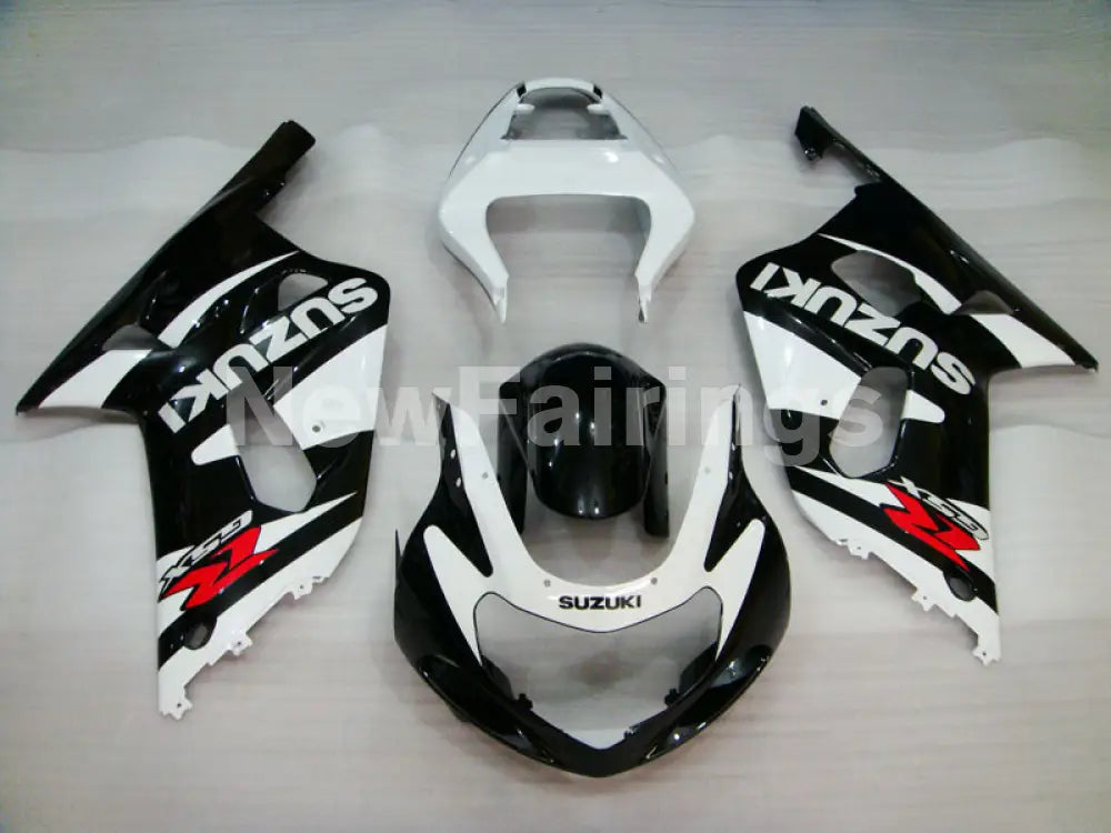 White and Black Factory Style - GSX-R750 00-03 Fairing Kit