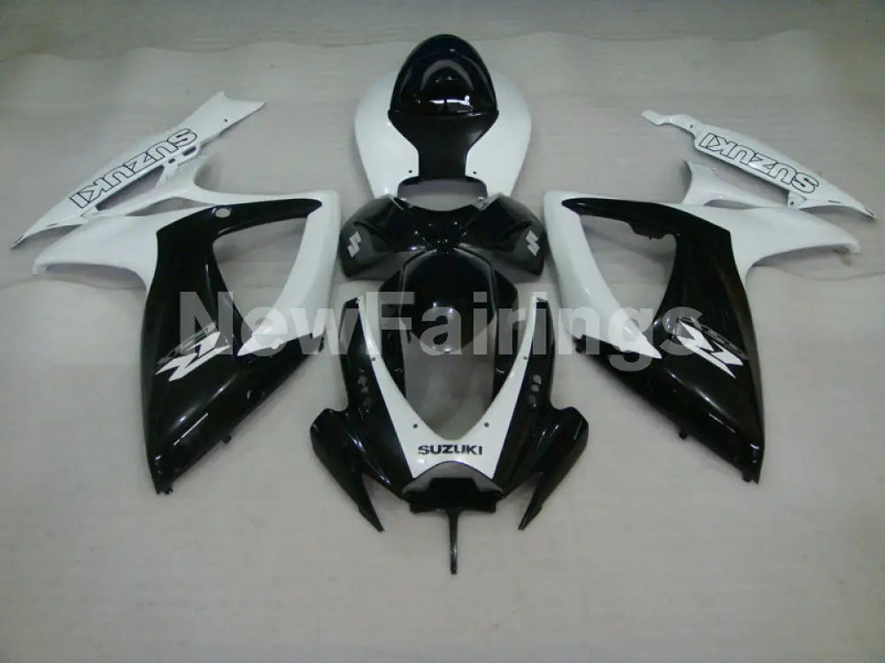 White Black Factory Style - GSX-R750 06-07 Fairing Kit