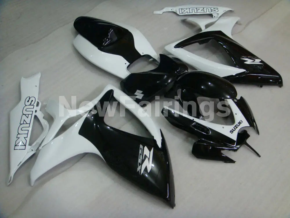 White Black Factory Style - GSX-R750 06-07 Fairing Kit