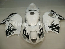 Load image into Gallery viewer, White and Black Flame - GSX1300R Hayabusa 99-07 Fairing Kit