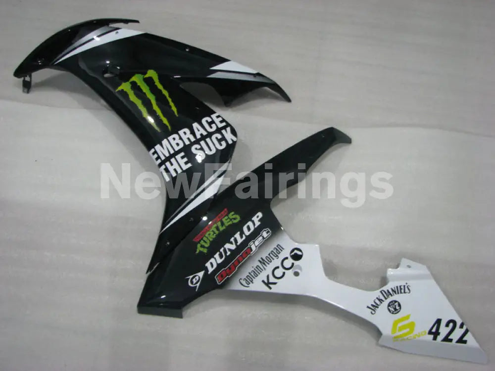 White and Black Monster - YZF-R1 04-06 Fairing Kit