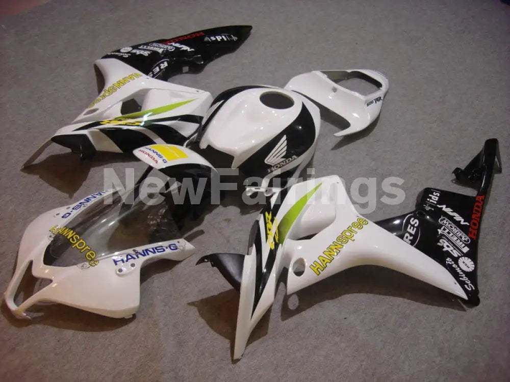 White and Black Yellow HANN Spree - CBR600RR 07-08 Fairing