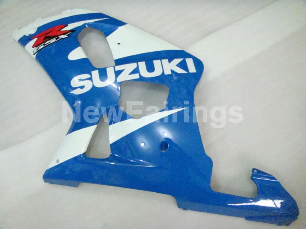 White Blue Black Factory Style - GSX-R600 01-03 Fairing Kit