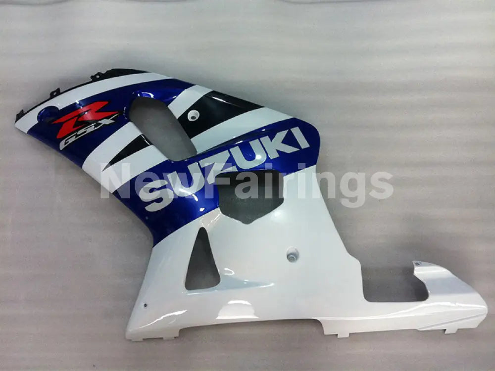 White and Blue Black Factory Style - GSX-R750 00-03 Fairing