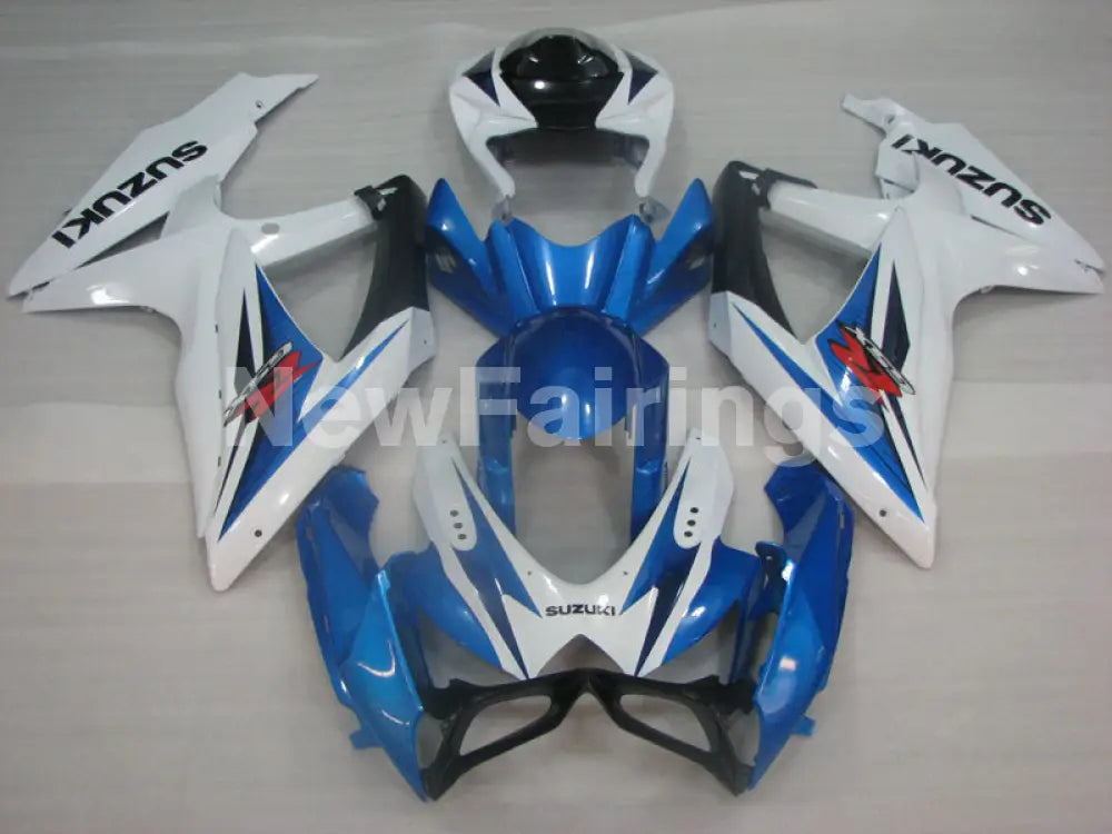 White Blue and Black Factory Style - GSX-R750 08-10 Fairing