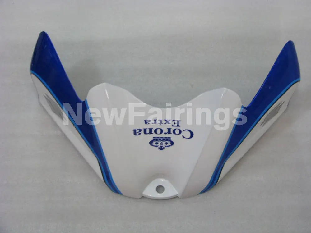 White and Blue Corona - GSX-R750 08-10 Fairing Kit Vehicles