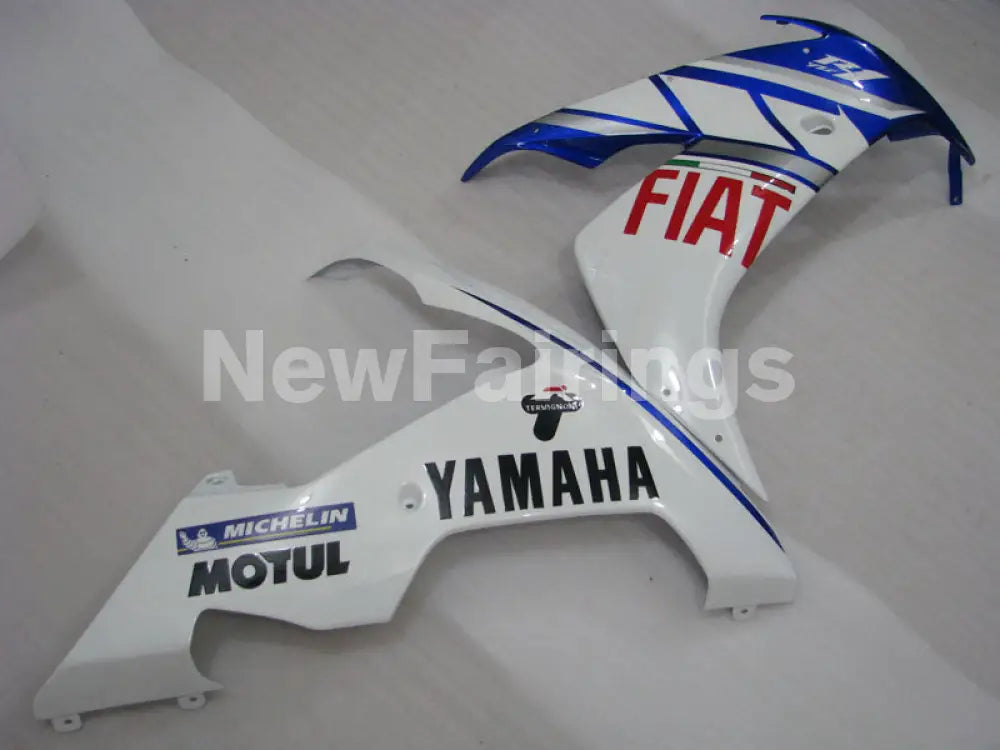 White and Blue FIAT - YZF-R1 04-06 Fairing Kit - Vehicles &