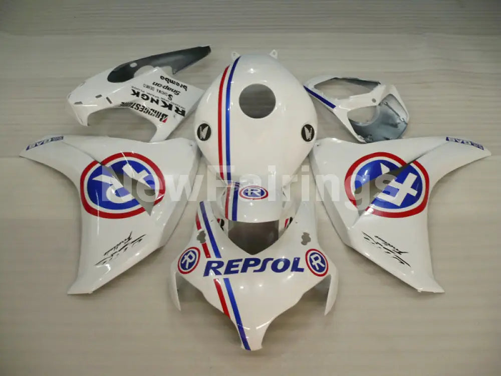 White and Blue Repsol - CBR1000RR 08-11 Fairing Kit -