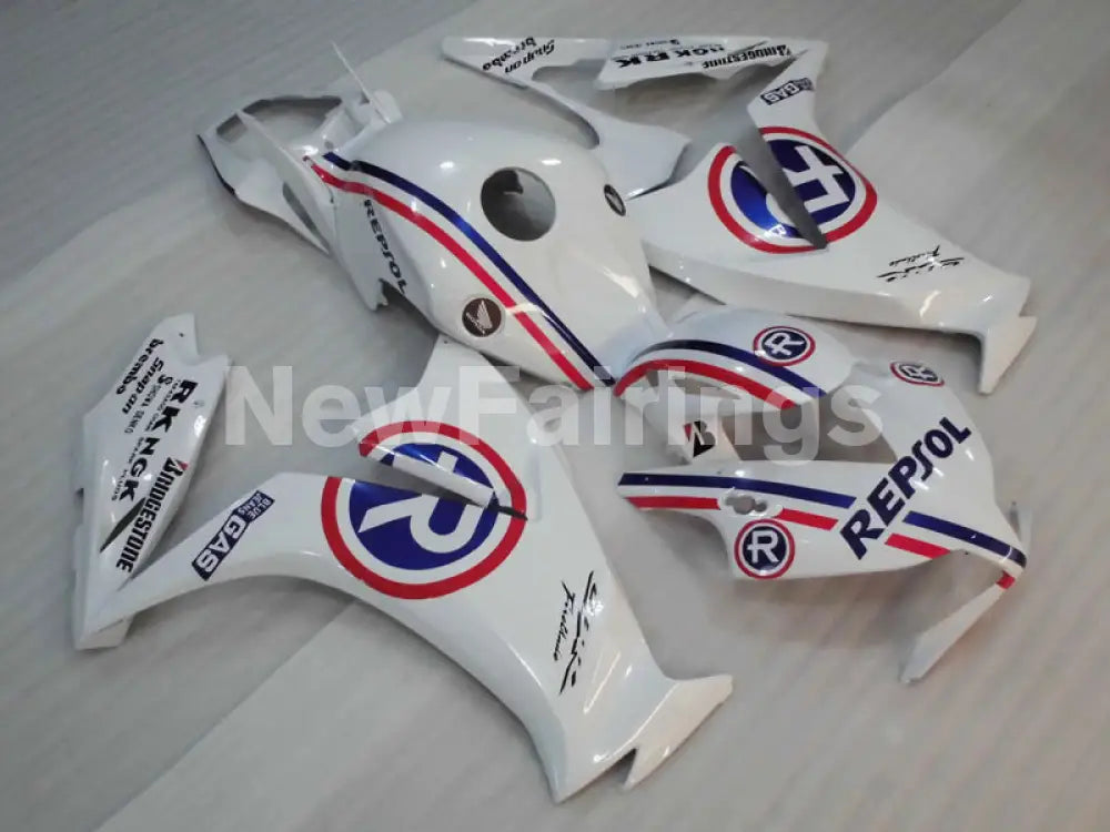 White and Blue Repsol - CBR1000RR 12-16 Fairing Kit -