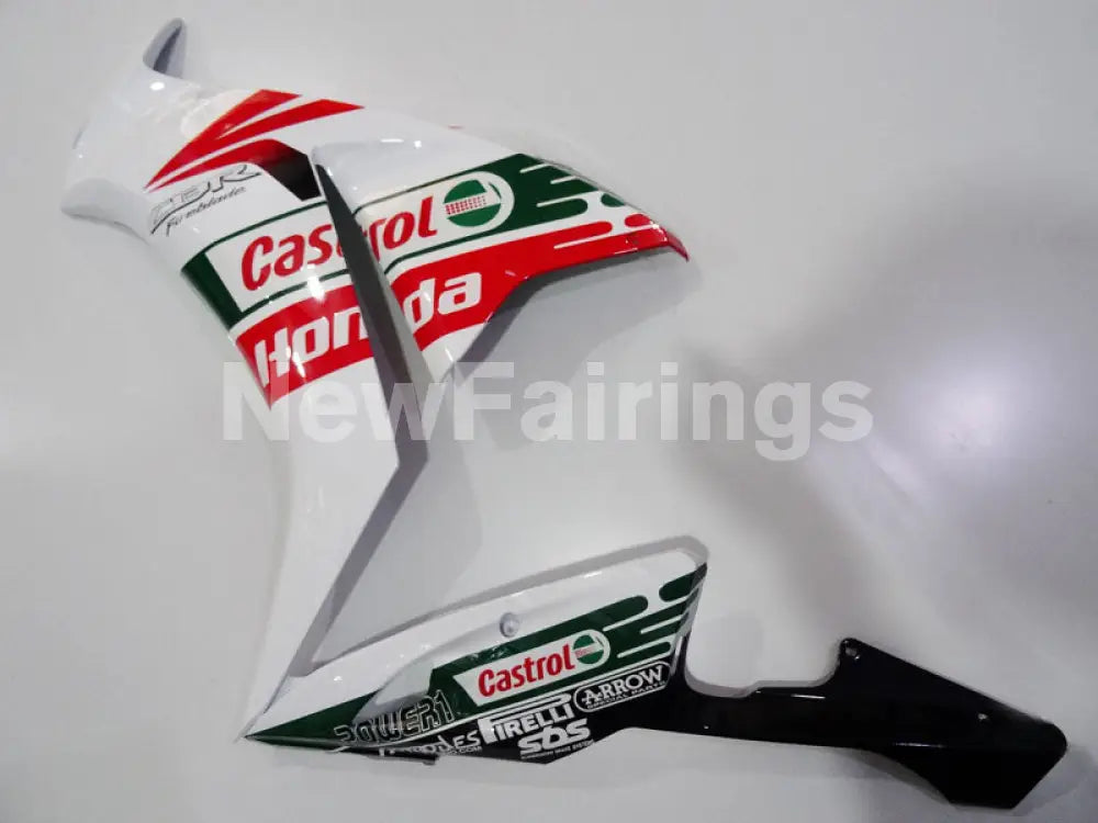 White and Green Red Castrol - CBR1000RR 12-16 Fairing Kit -