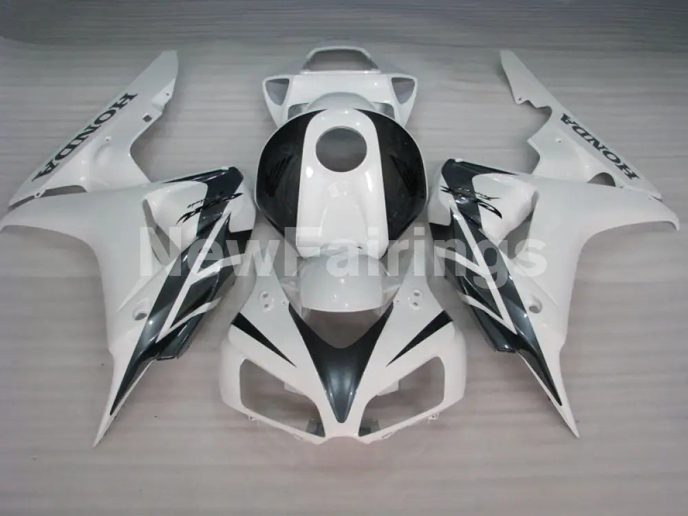 White and Grey Factory Style - CBR1000RR 06-07 Fairing Kit -