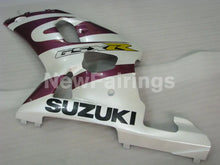 Load image into Gallery viewer, White and Purple Red Factory Style - GSX-R600 01-03 Fairing