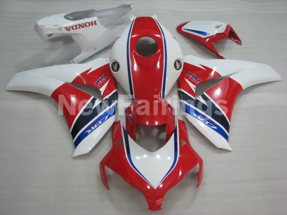 White Red and Blue Factory Style - CBR1000RR 08-11 Fairing