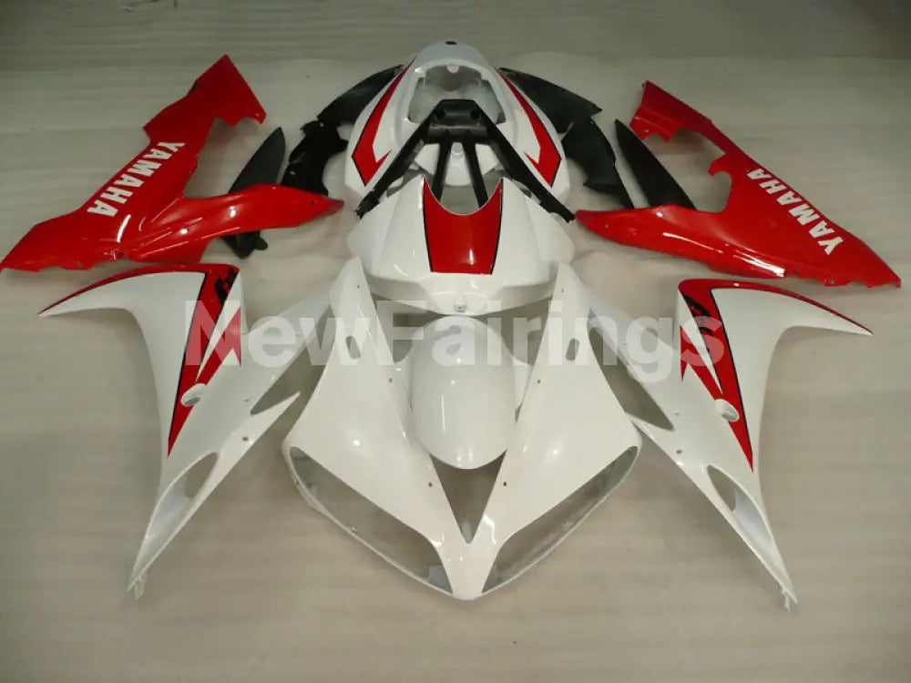 White Red Factory Style - YZF-R1 04-06 Fairing Kit