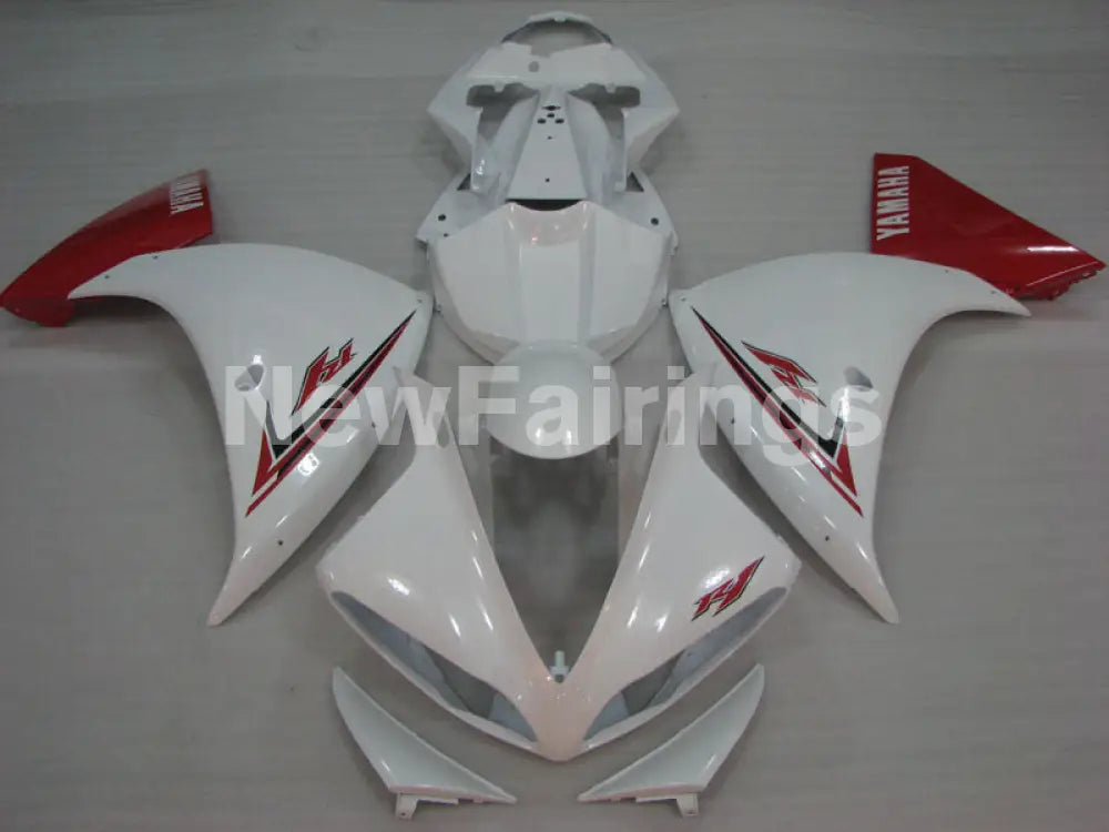 White Red Factory Style - YZF-R1 09-11 Fairing Kit