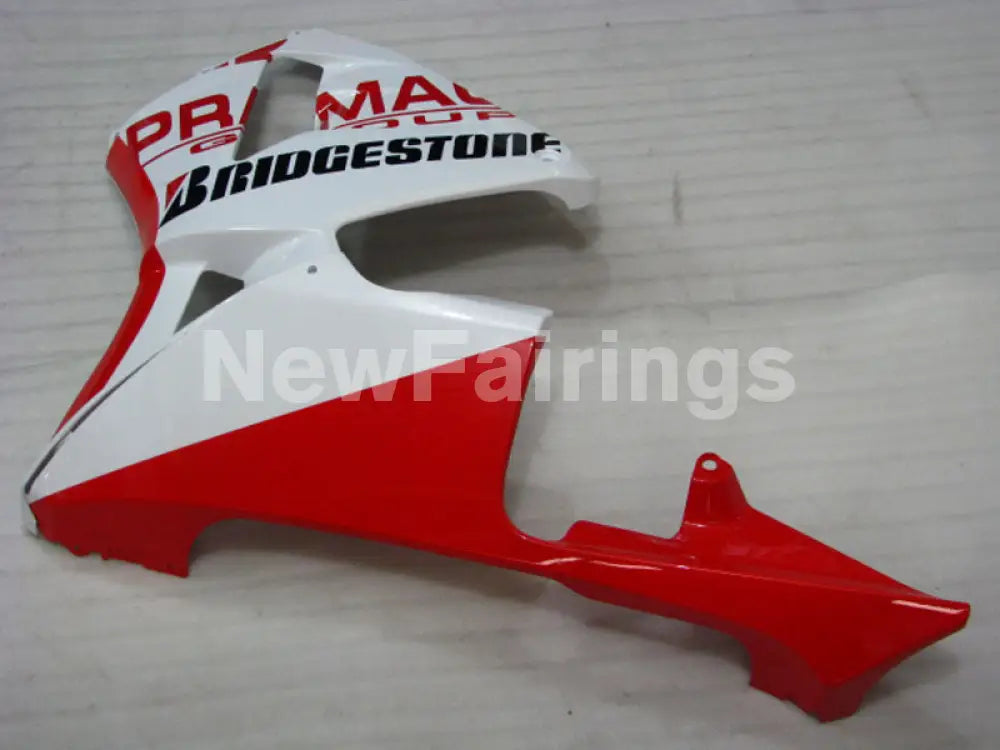 White and Red PRAMAC - CBR600RR 03-04 Fairing Kit - Vehicles