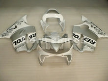 Load image into Gallery viewer, White and Silver Repsol- CBR600 F4i 01-03 Fairing Kit -