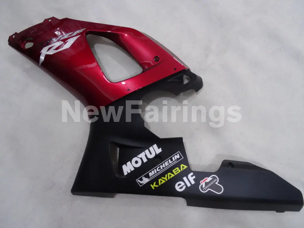 Wine Red and Black Factory Style - YZF-R1 98-99 Fairing Kit