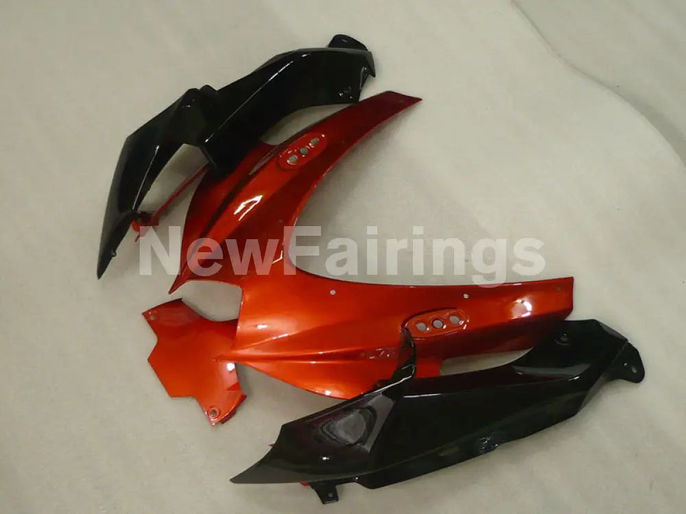 Wine Red and Black No decals - GSX-R600 08-10 Fairing Kit