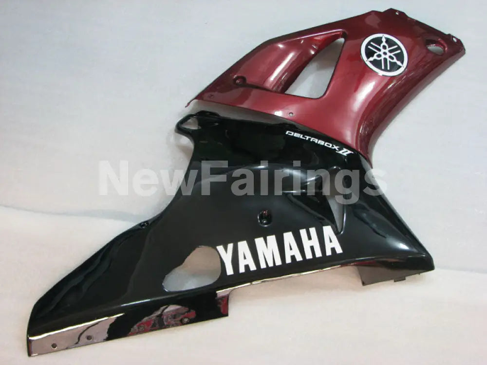 Wine Red and Black White Factory Style - YZF-R1 00-01