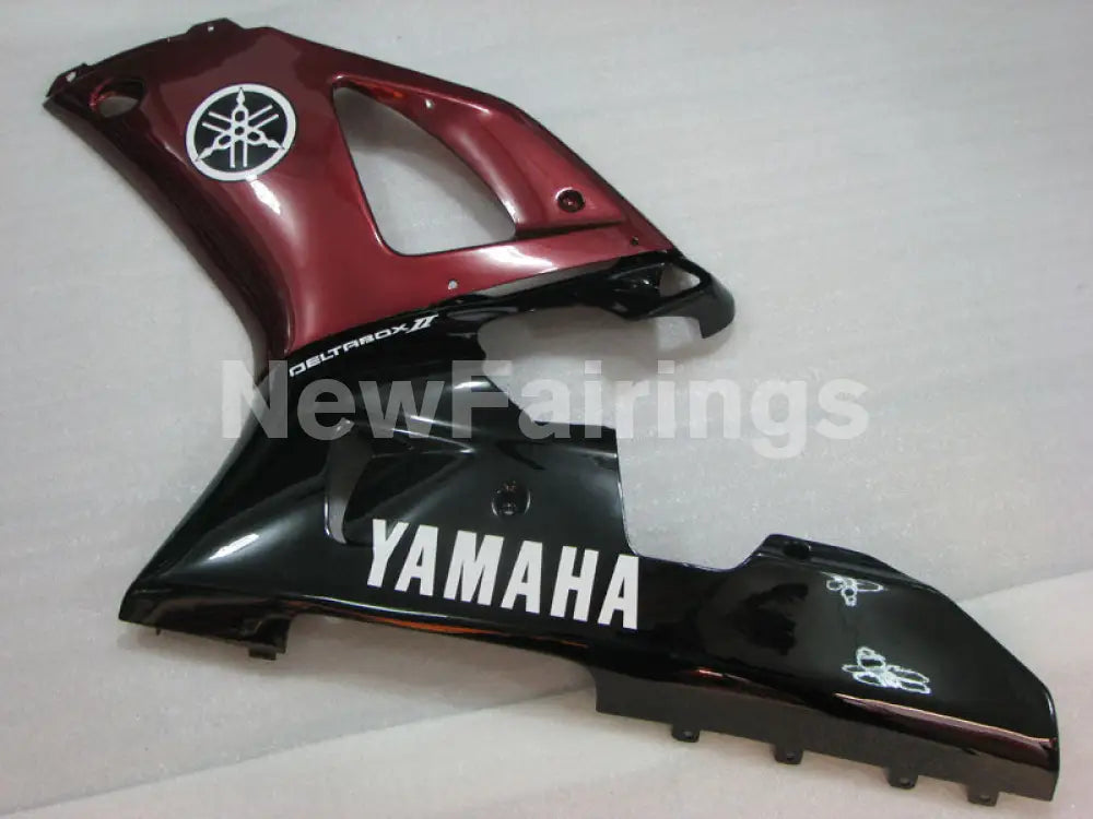 Wine Red and Black White Factory Style - YZF-R1 00-01