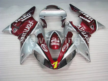 Load image into Gallery viewer, Wine Red and Silver Fortuna - YZF-R1 00-01 Fairing Kit