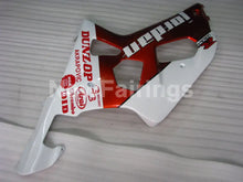 Load image into Gallery viewer, Wine Red and White Jordan - GSX-R600 01-03 Fairing Kit -