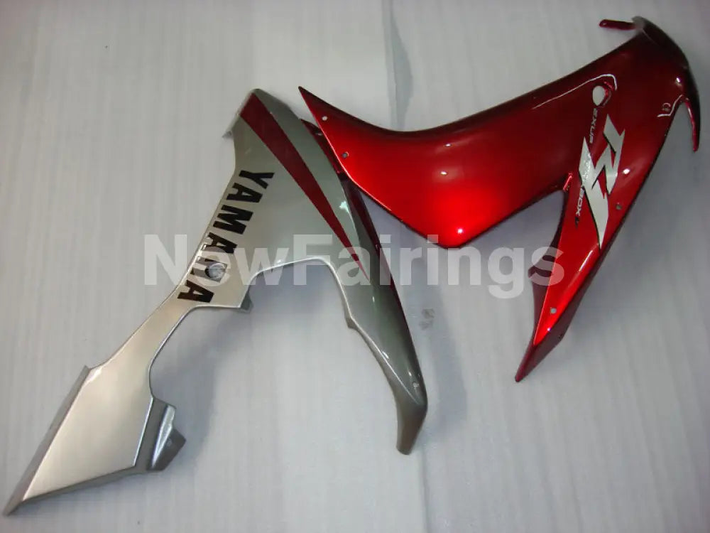 Wine Red Silver Factory Style - YZF-R1 04-06 Fairing Kit