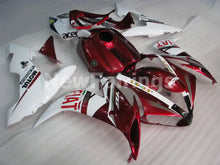 Load image into Gallery viewer, Wine Red and White FIAT - YZF-R1 04-06 Fairing Kit