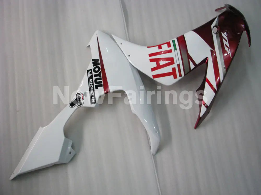 Wine Red and White FIAT - YZF-R1 04-06 Fairing Kit