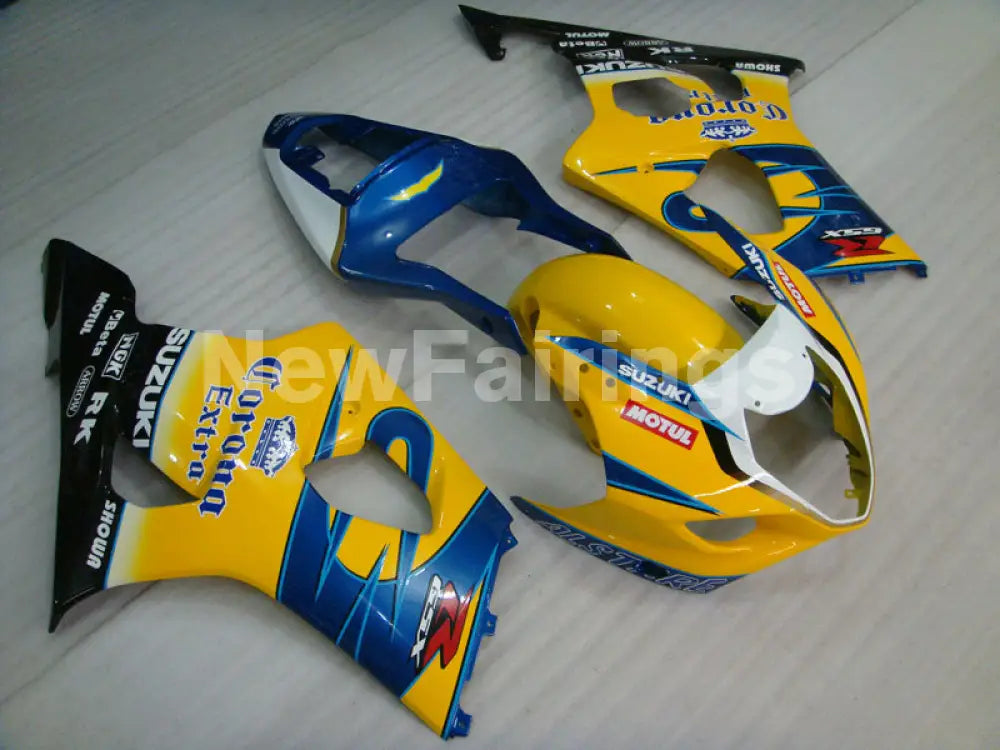 Yellow and Blue Corona - GSX - R1000 03 - 04 Fairing Kit