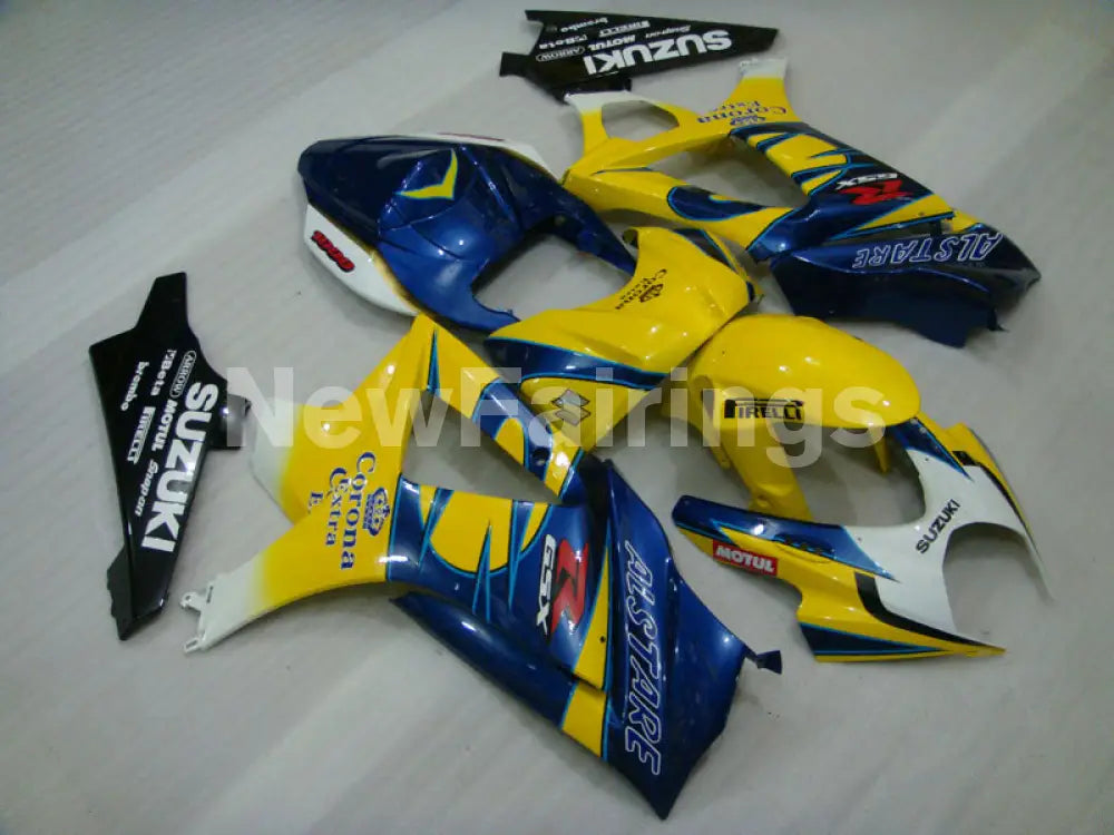 Yellow and Blue Corona - GSX - R1000 07 - 08 Fairing Kit