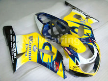 Load image into Gallery viewer, Yellow and Blue Corona - GSX-R600 01-03 Fairing Kit -