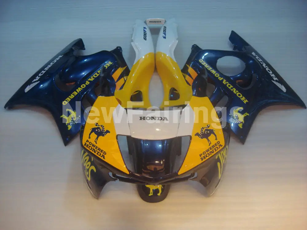 Yellow and Blue White Joes - CBR600 F3 97-98 Fairing Kit -