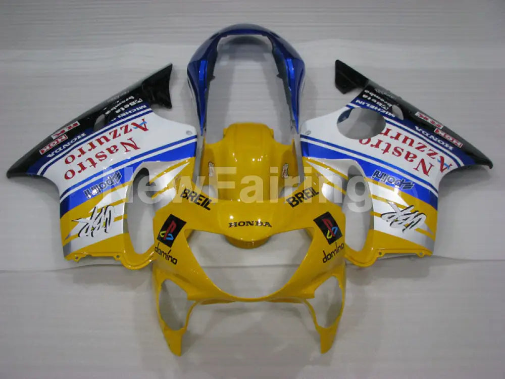 Yellow and Blue White Nastro Azzurro - CBR600 F4 99-00