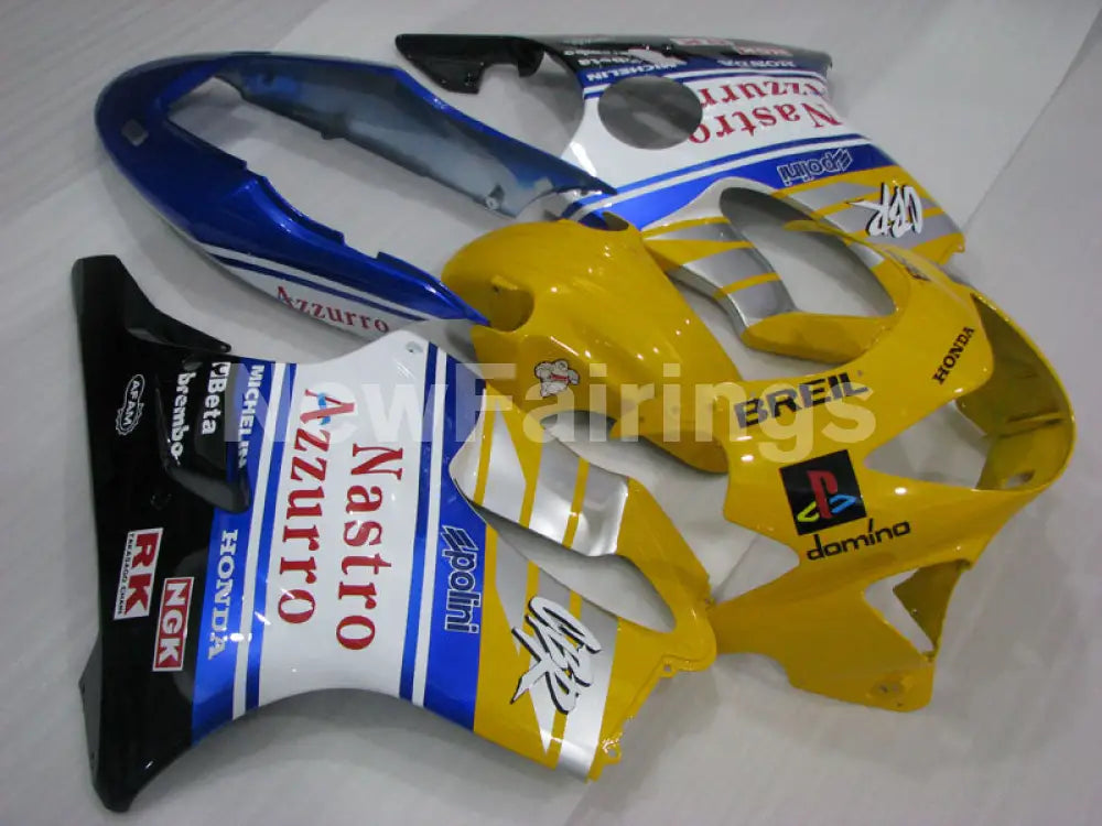 Yellow and Blue White Nastro Azzurro - CBR600 F4 99-00