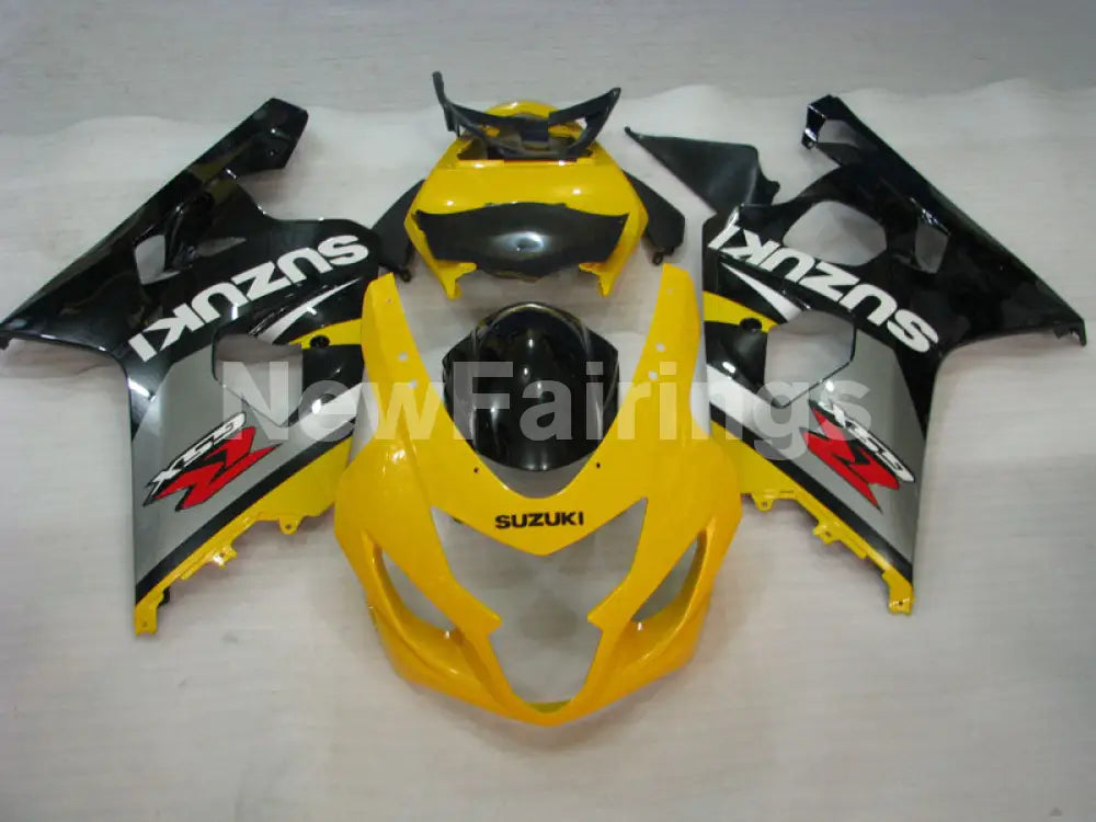 Yellow and Black Silver Factory Style - GSX-R600 04-05